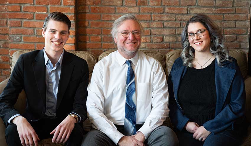 Roman Reams, Tom Speedie and Kenzie Tyler